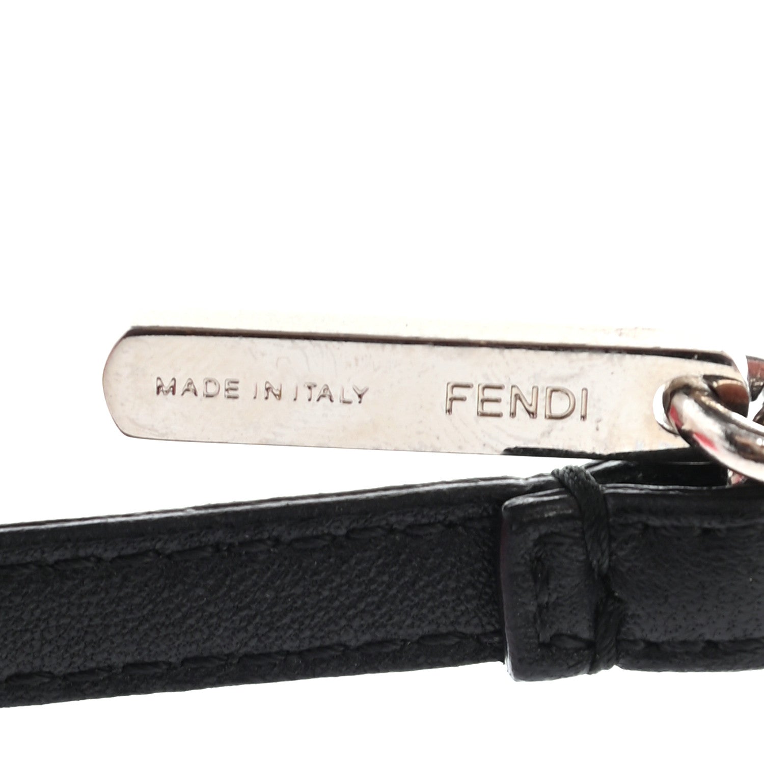Fendi Mink Fox Goat Fur Mini Karlito Bag Charm Pink 4 of 4