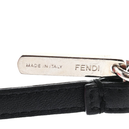 Fendi Mink Fox Goat Fur Mini Karlito Bag Charm Pink 4 of 4