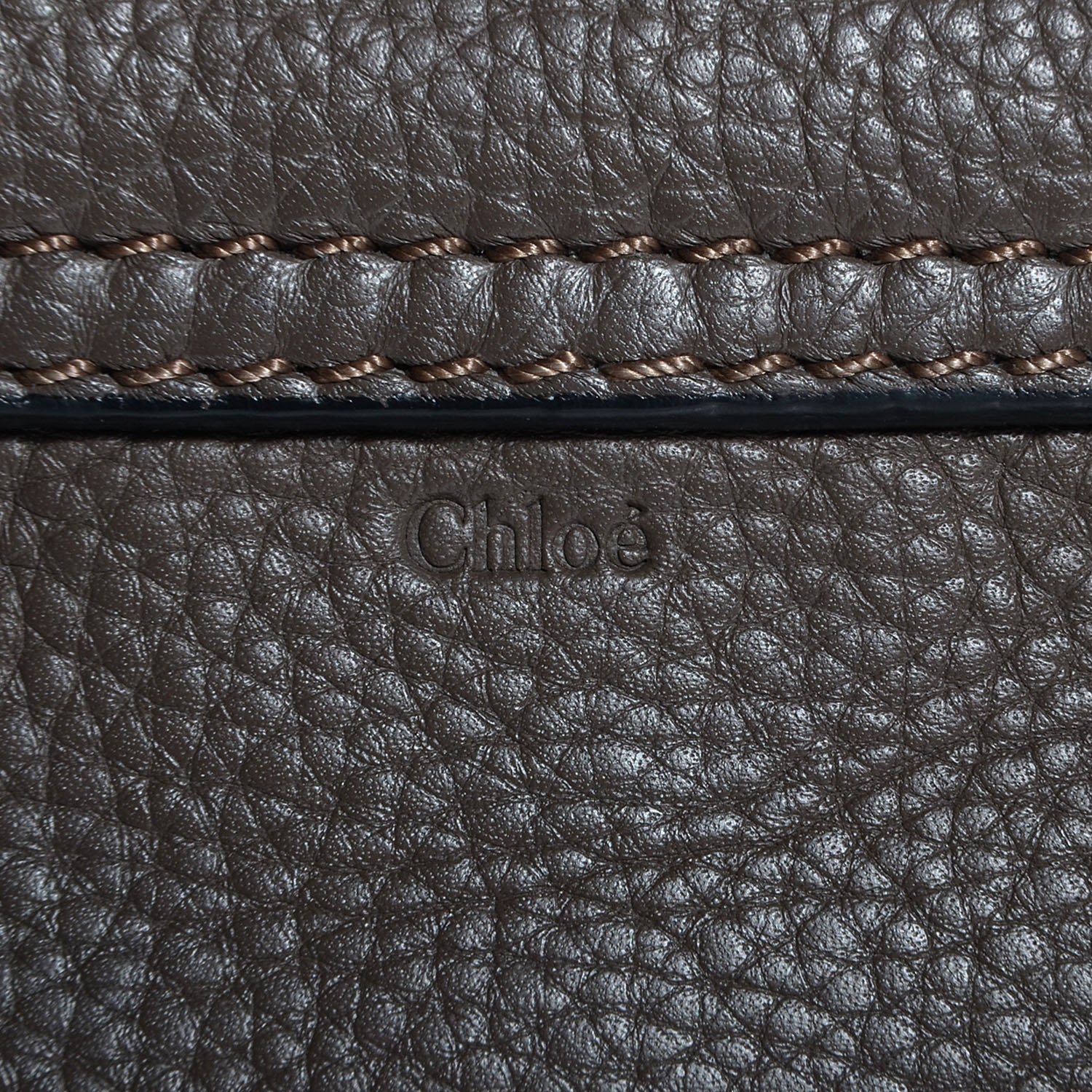 Chloe Calfskin Small Marcie Crossbody Bag Ash 9 of 9