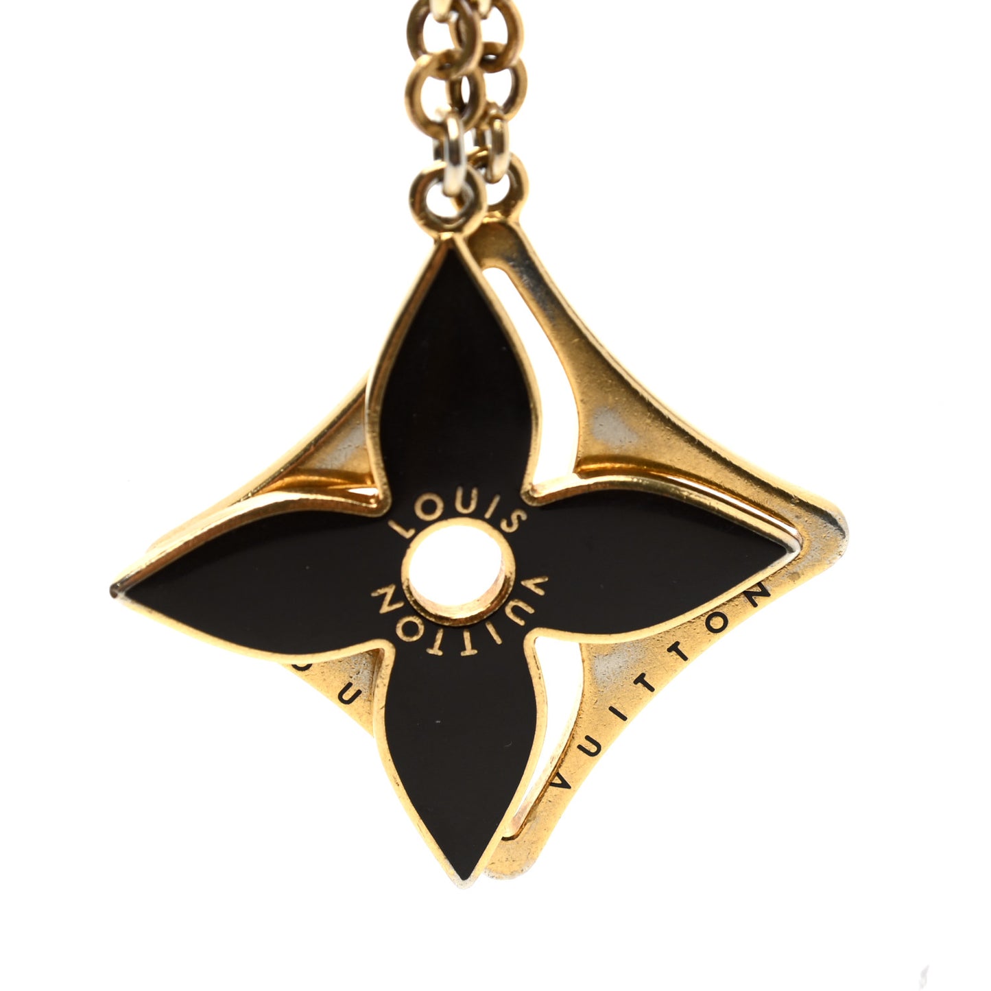 Metal Enamel Puzzle Key Holder Gold