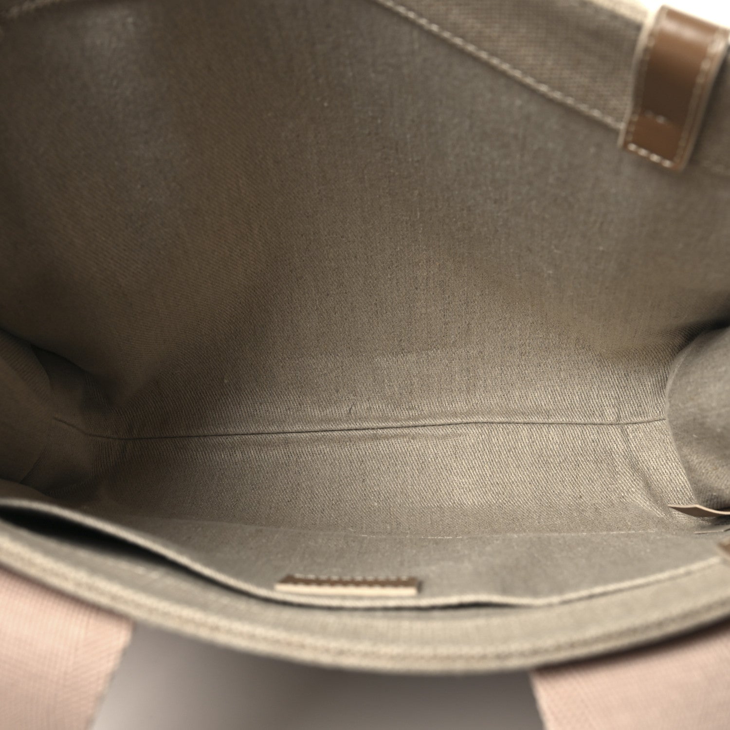 Chloe Linen Calfskin Medium Woody Ribbon Tote Blushy Beige 5 of 9