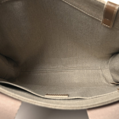 Chloe Linen Calfskin Medium Woody Ribbon Tote Blushy Beige 5 of 9