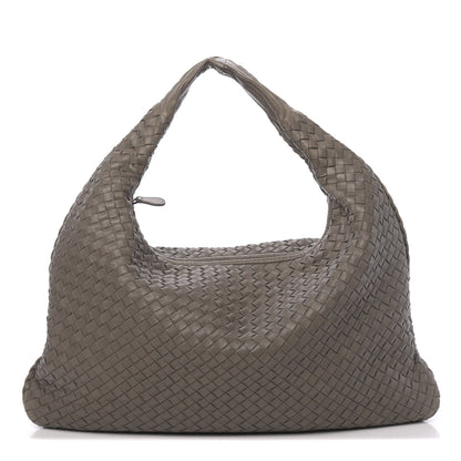 Bottega Veneta Nappa Intrecciato Large Veneta Hobo Grey 1 of 9