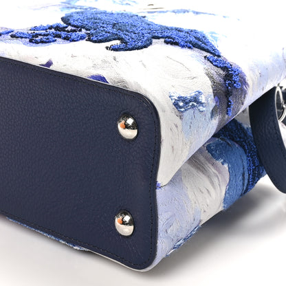 Louis Vuitton X DONNA HUANCA Taurillon Fabric Arty Capucines MM Blue Multicolor 10 of 10