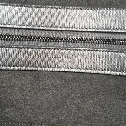 Celine Metallic Grained Calfskin Horizontal Cabas Phantom Silver 6 of 10