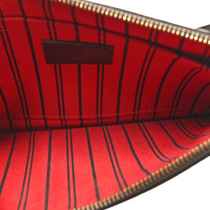 Louis Vuitton Damier Ebene Neverfull MM GM Pochette 5 of 6