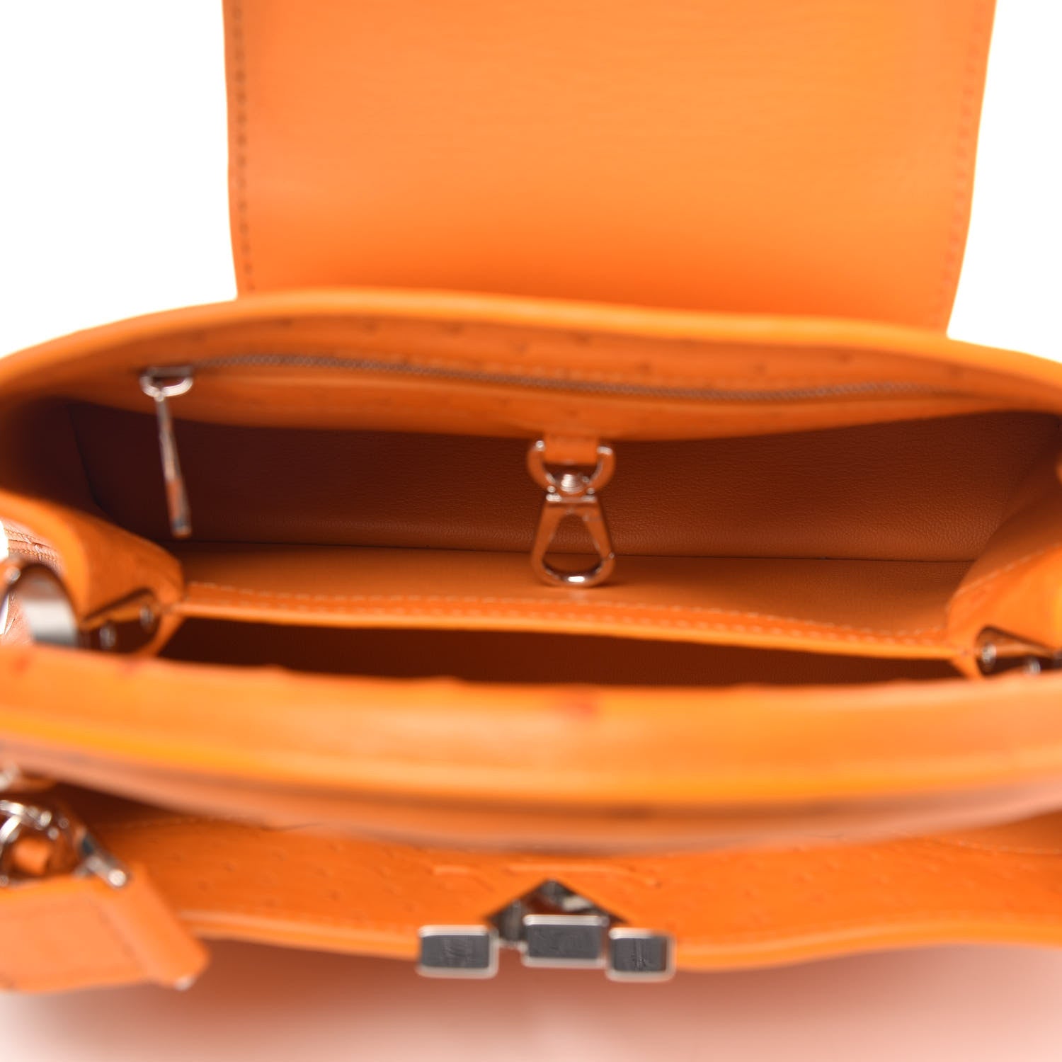 Louis Vuitton Ostrich Capucines BB Marigold 6 of 11
