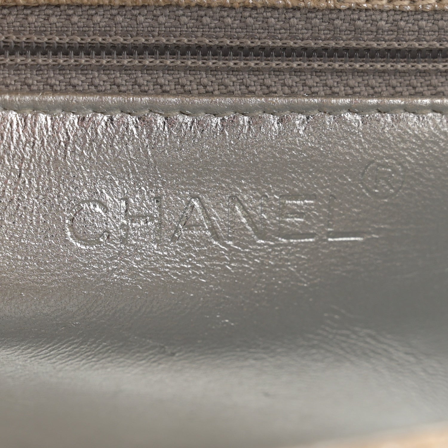 Chanel Iridescent Linen Kelly Flap Gold 6 of 11