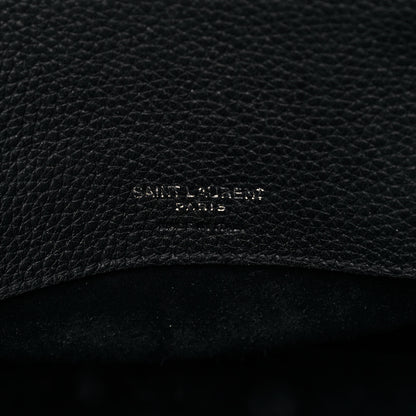 Saint Laurent Grained Calfskin Baby Supple Sac De Jour Black 7 of 10