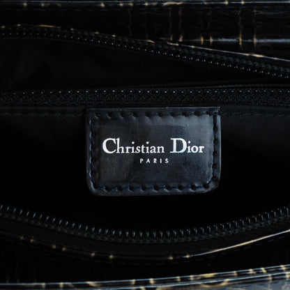 Christian Dior Patent Ultimate Medium Lady Dior Brown 6 of 8