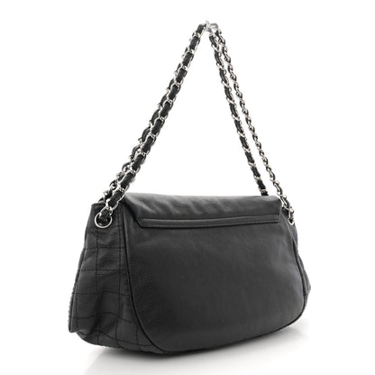 Chanel Caviar Half Moon Large Flap Black 3 of 11