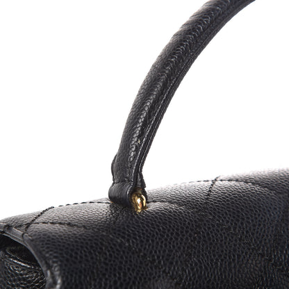 Chanel Caviar Quilted Jumbo Kelly Flap Black 13 of 15