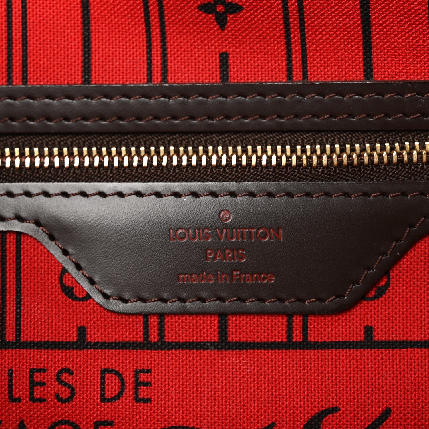 Louis Vuitton Damier Ebene Neverfull PM 6 of 10