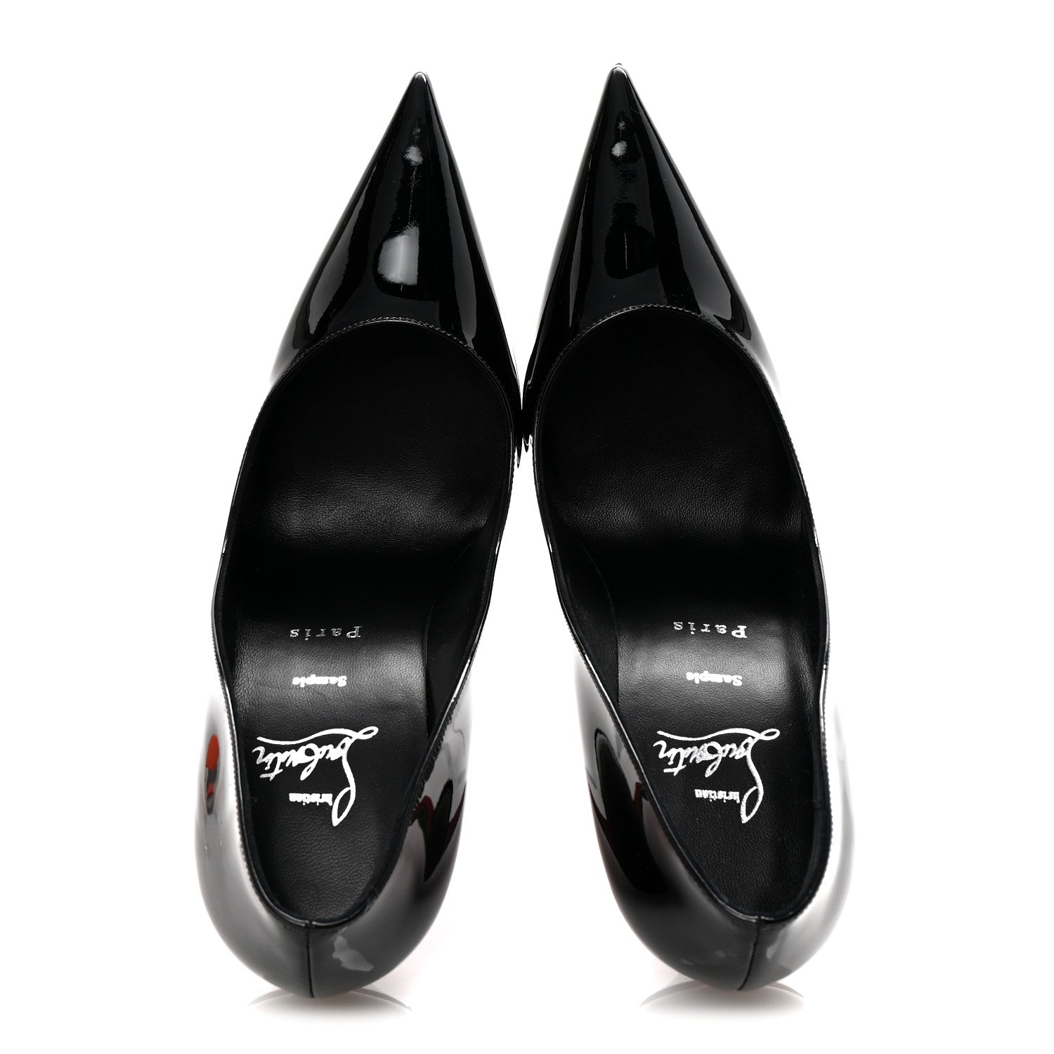 Christian Louboutin Patent Miss Z 100 Pumps 39 Black 2 of 9