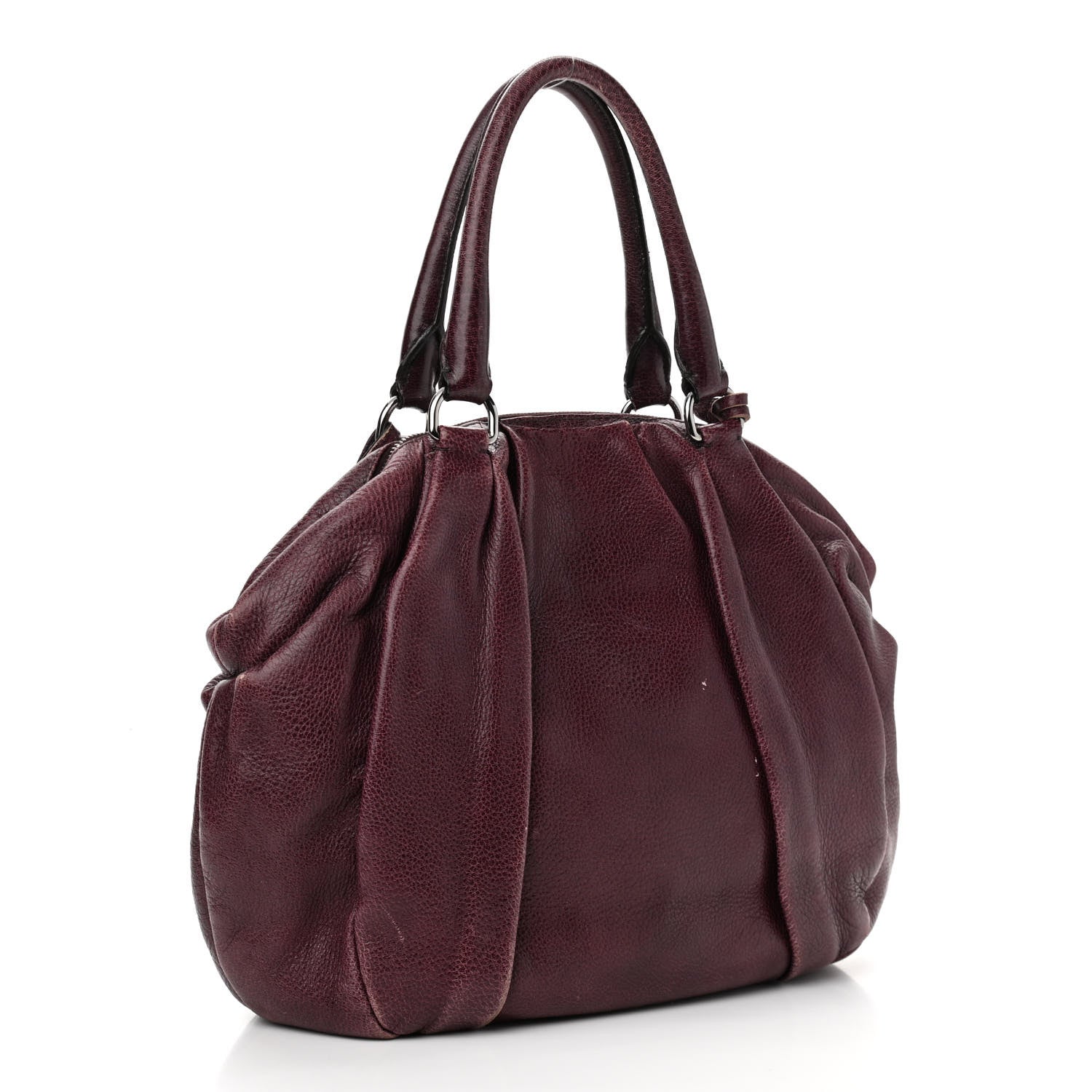 Prada Cervo Tote Amaranto 3 of 18