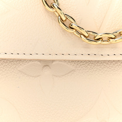 Louis Vuitton Empreinte Monogram Giant Ivy Wallet On Chain Cream 7 of 9