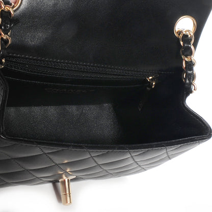 Chanel Lambskin Quilted Mini Square Flap Black 6 of 8
