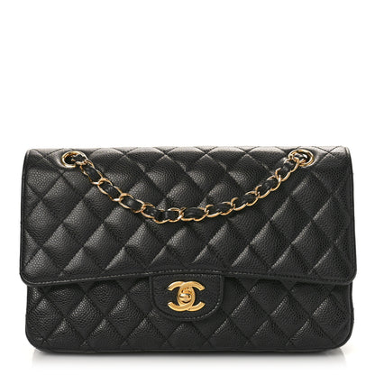 Chanel Caviar Quilted Medium Double Flap Black 1 of 9