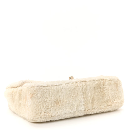 Chanel Sequin Small Single Flap White 4 of 10