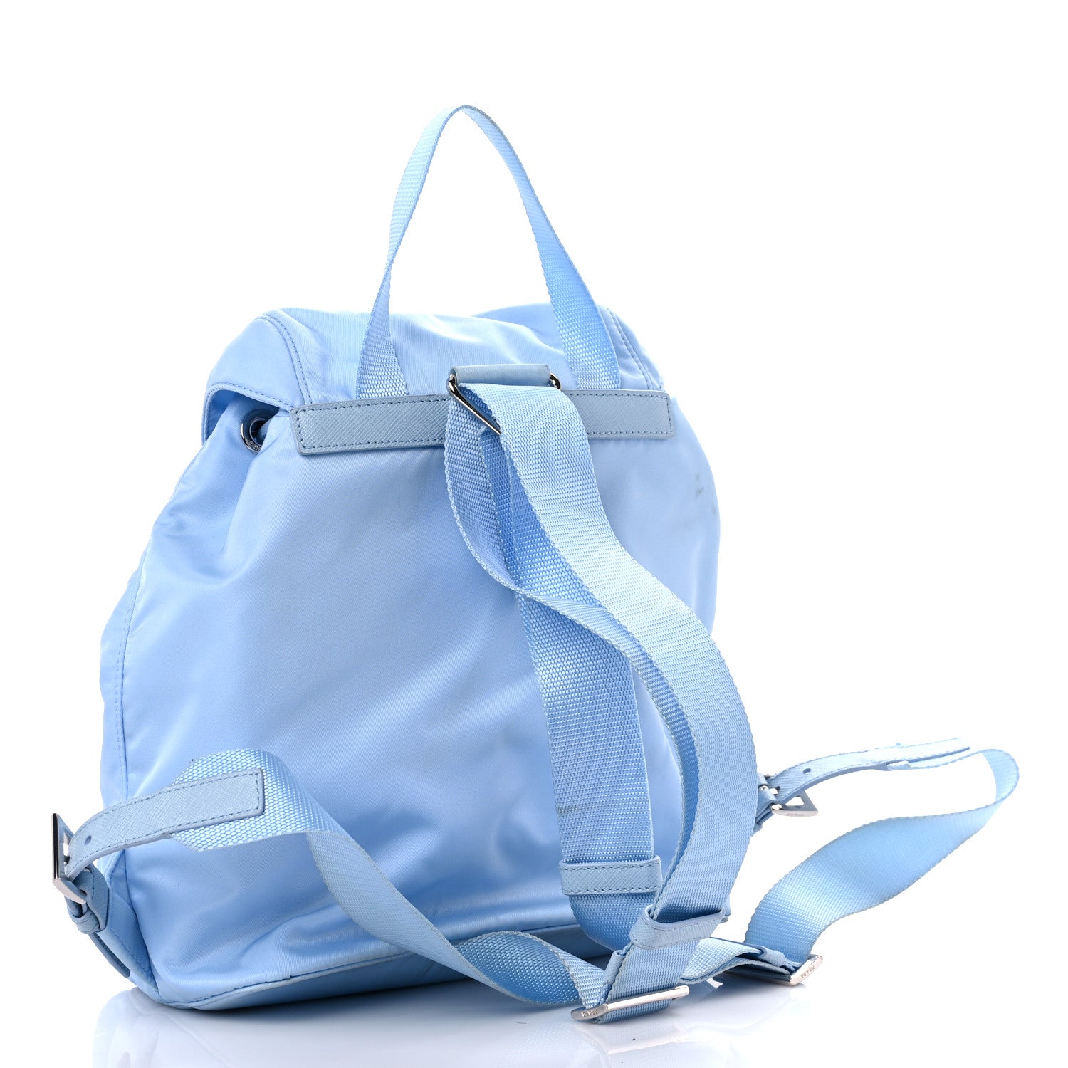 Prada Tessuto Nylon Vela Small Backpack Celeste 3 of 13