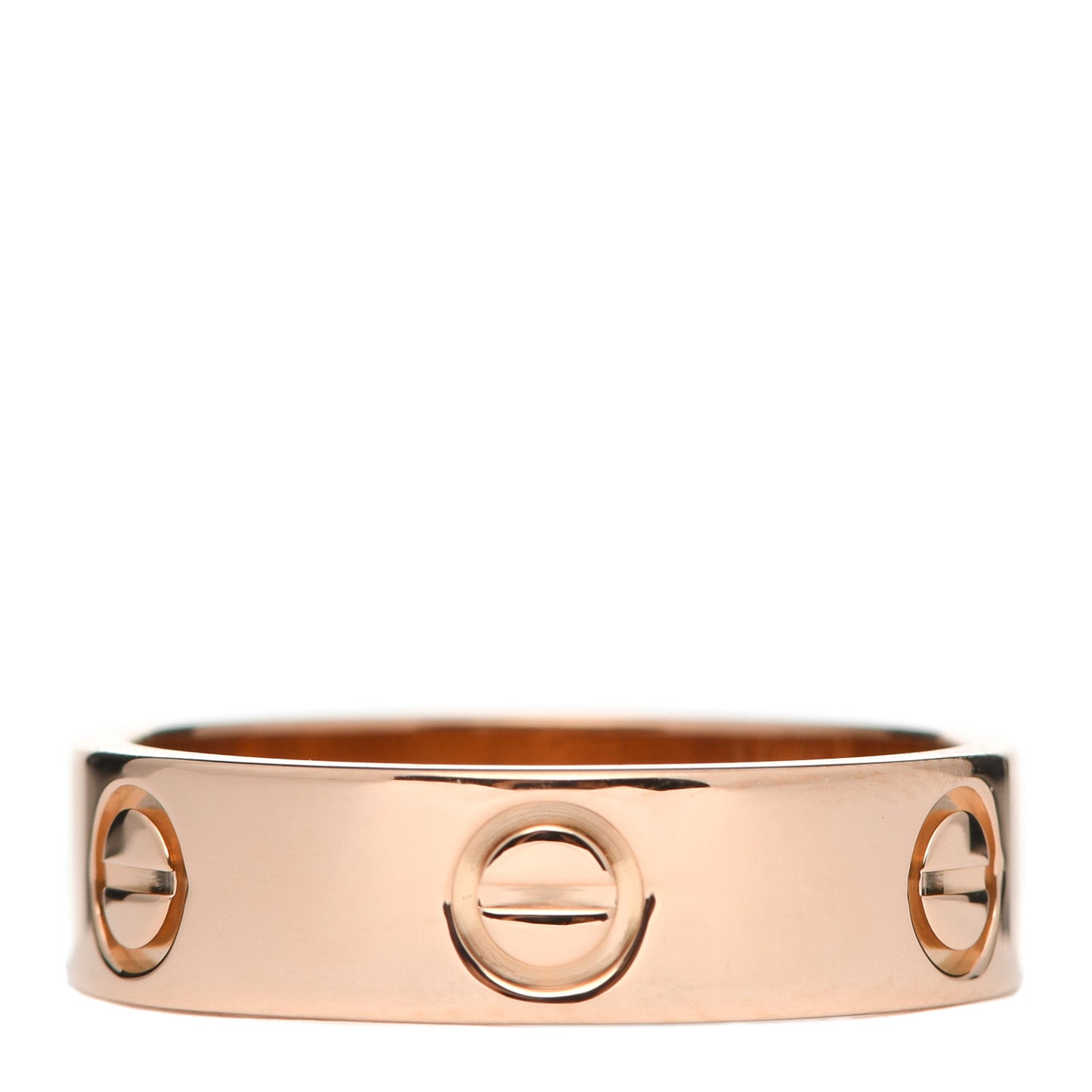18K Pink Gold 5.5mm LOVE Ring 56 7.5