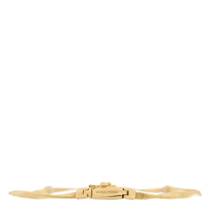 Marco Bicego 18K Yellow Gold Diamond Marrakech Twisted Coil Bracelet 4 of 5