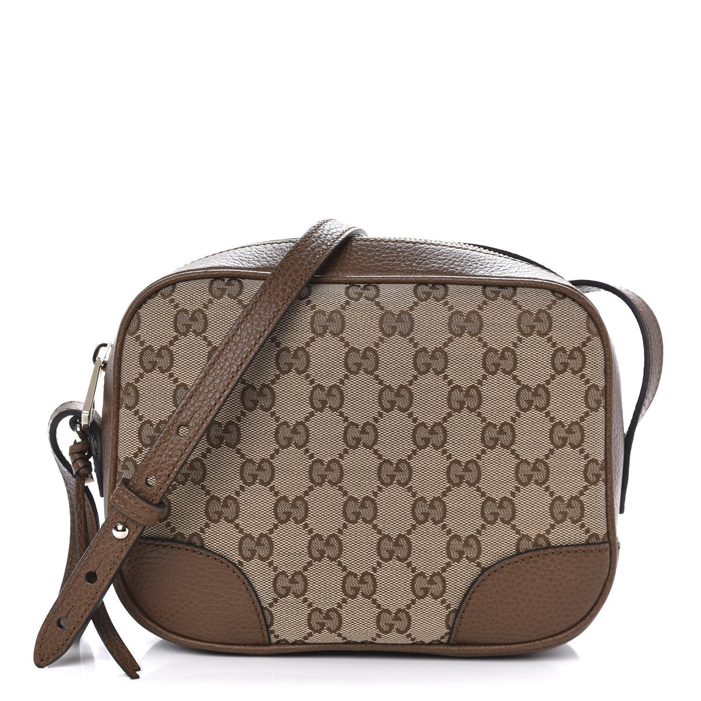 Monogram Mini Bree Messenger Bag Beige Tabacco