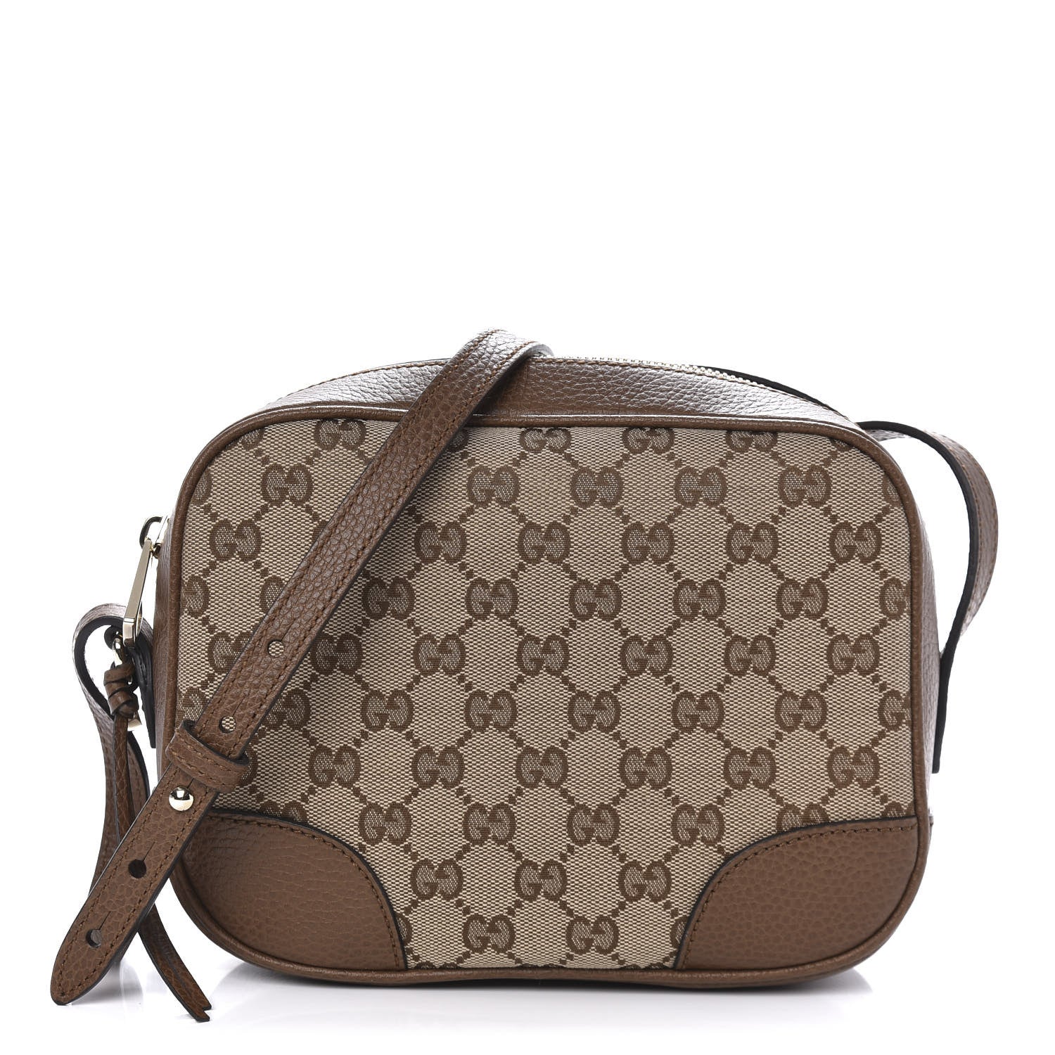 Gucci Monogram Mini Bree Messenger Bag Beige Tabacco 1 of 10
