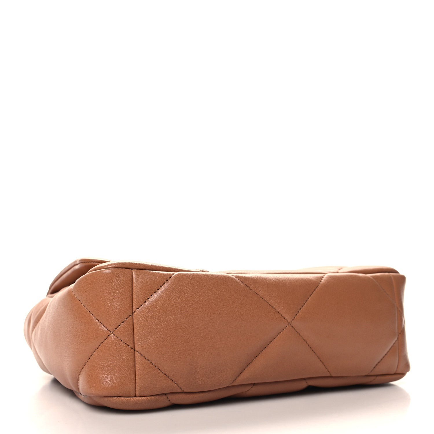 Chanel Lambskin Quilted Medium Chanel 19 Flap Brown 4 of 11