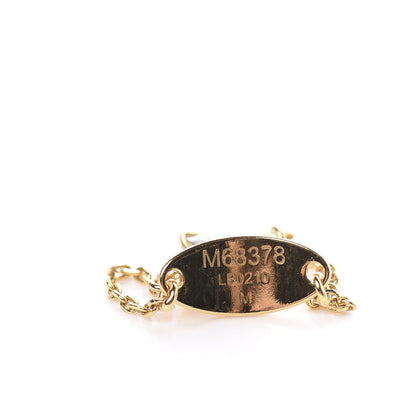 Louis Vuitton Crystal Blooming Strass Ring Set M Gold 8 of 9