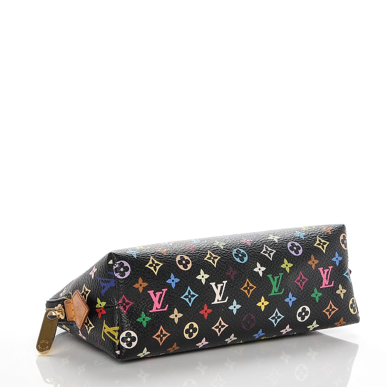Louis Vuitton Monogram Multicolor Cosmetic Pouch Black Grenade 4 of 8