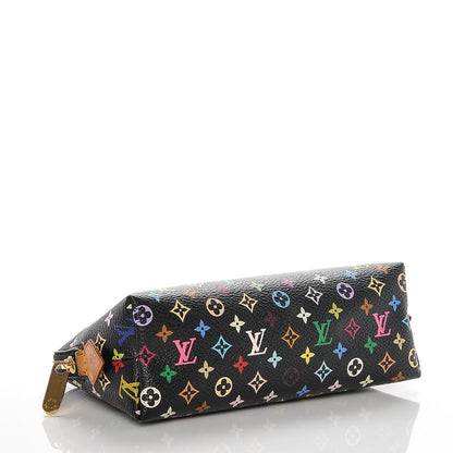 Louis Vuitton Monogram Multicolor Cosmetic Pouch Black Grenade 4 of 8