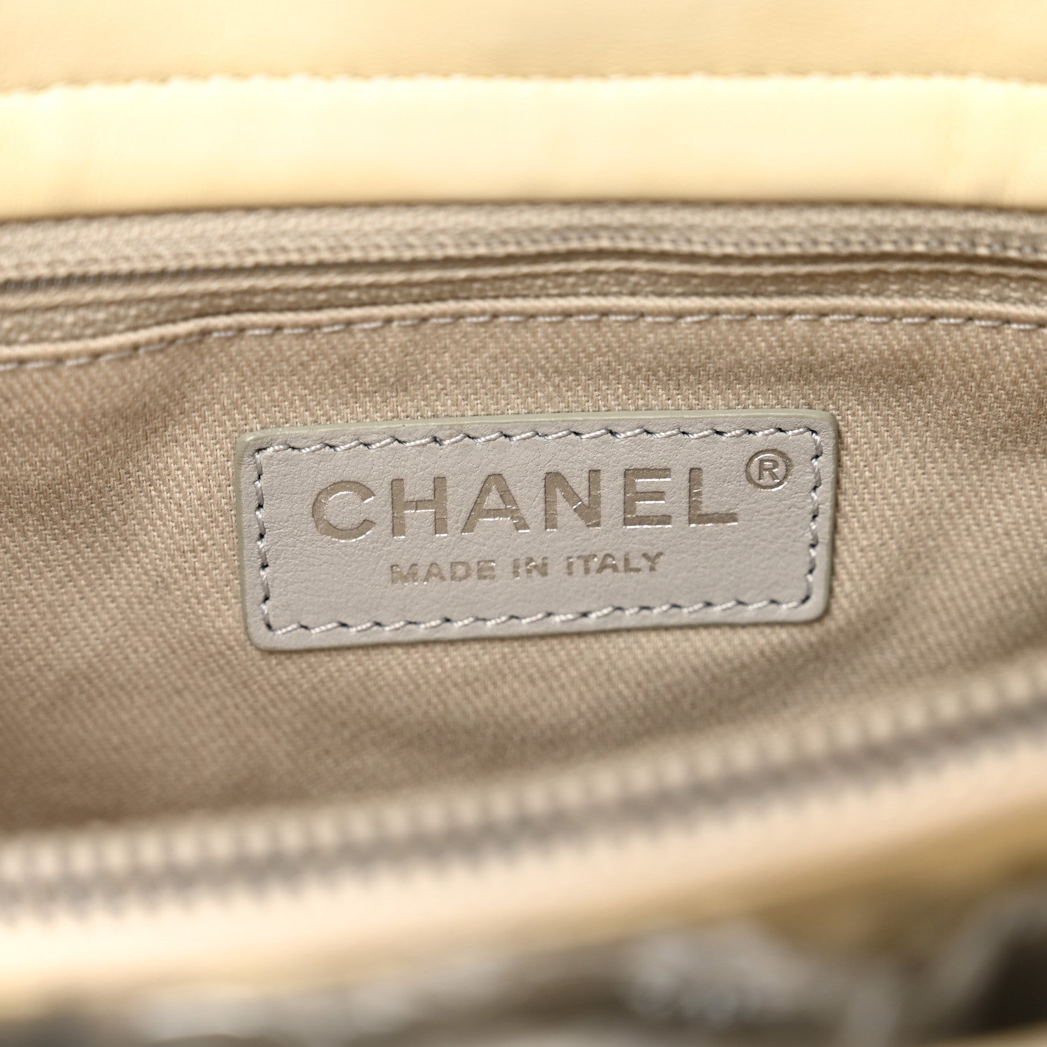 Chanel Calfskin Tweed Quilted Small Tote White Multicolor 8 of 14