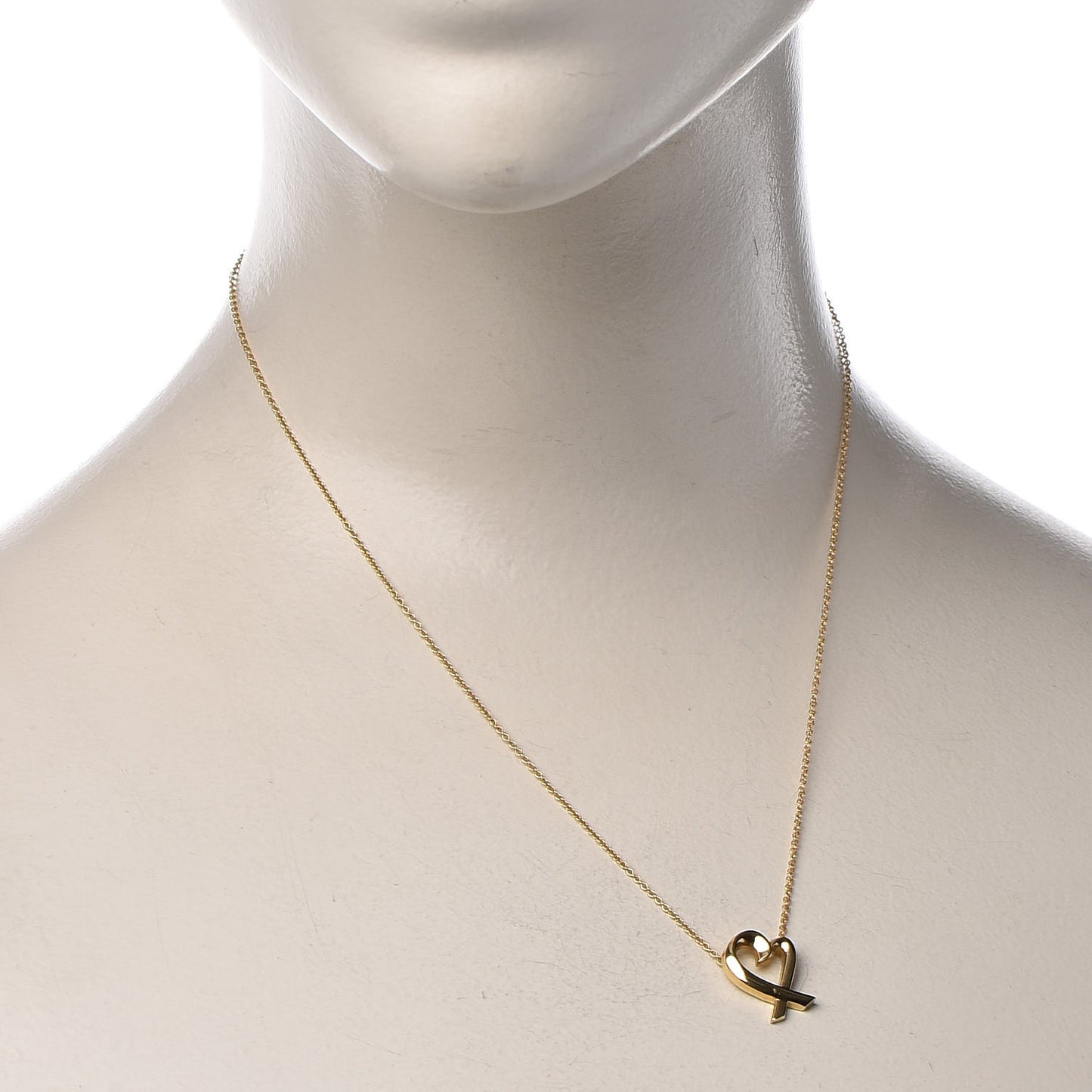 18K Yellow Gold Paloma Picasso Loving Heart Necklace