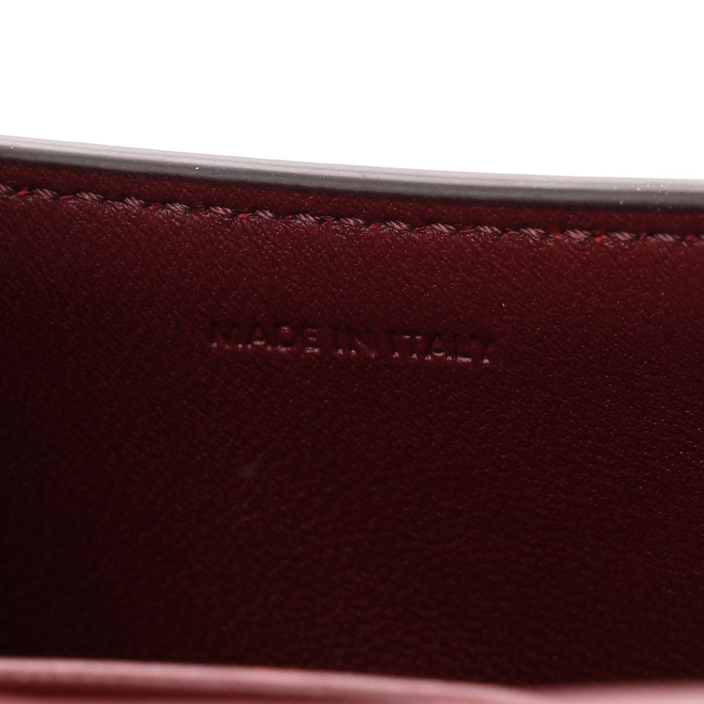 Shiny Calfskin Teen Lola Bag Light Burgundy