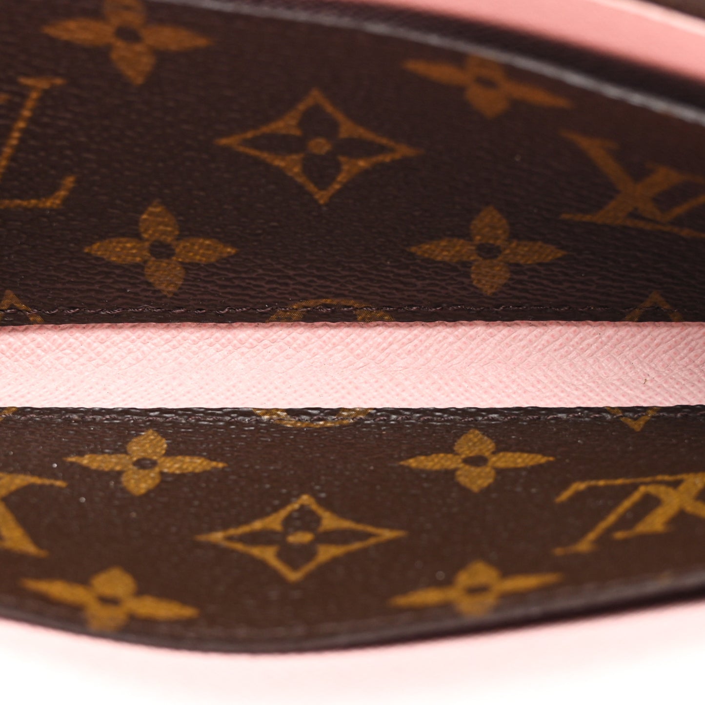 Monogram Emilie Wallet Rose Ballerine