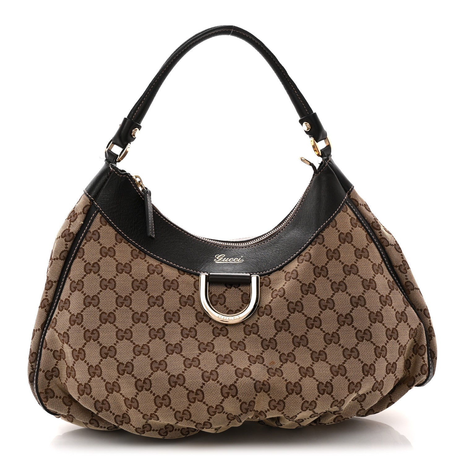 Gucci Monogram Large Abbey Hobo Brown 1 of 13