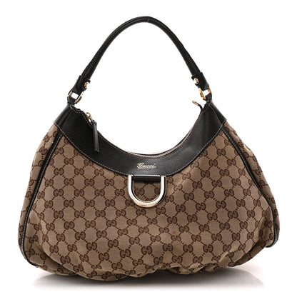 Gucci Monogram Large Abbey Hobo Brown 1 of 13