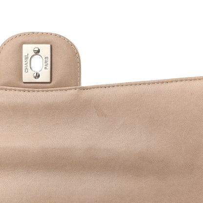 Chanel Nylon Medium Travel Flap Light Beige 12 of 13