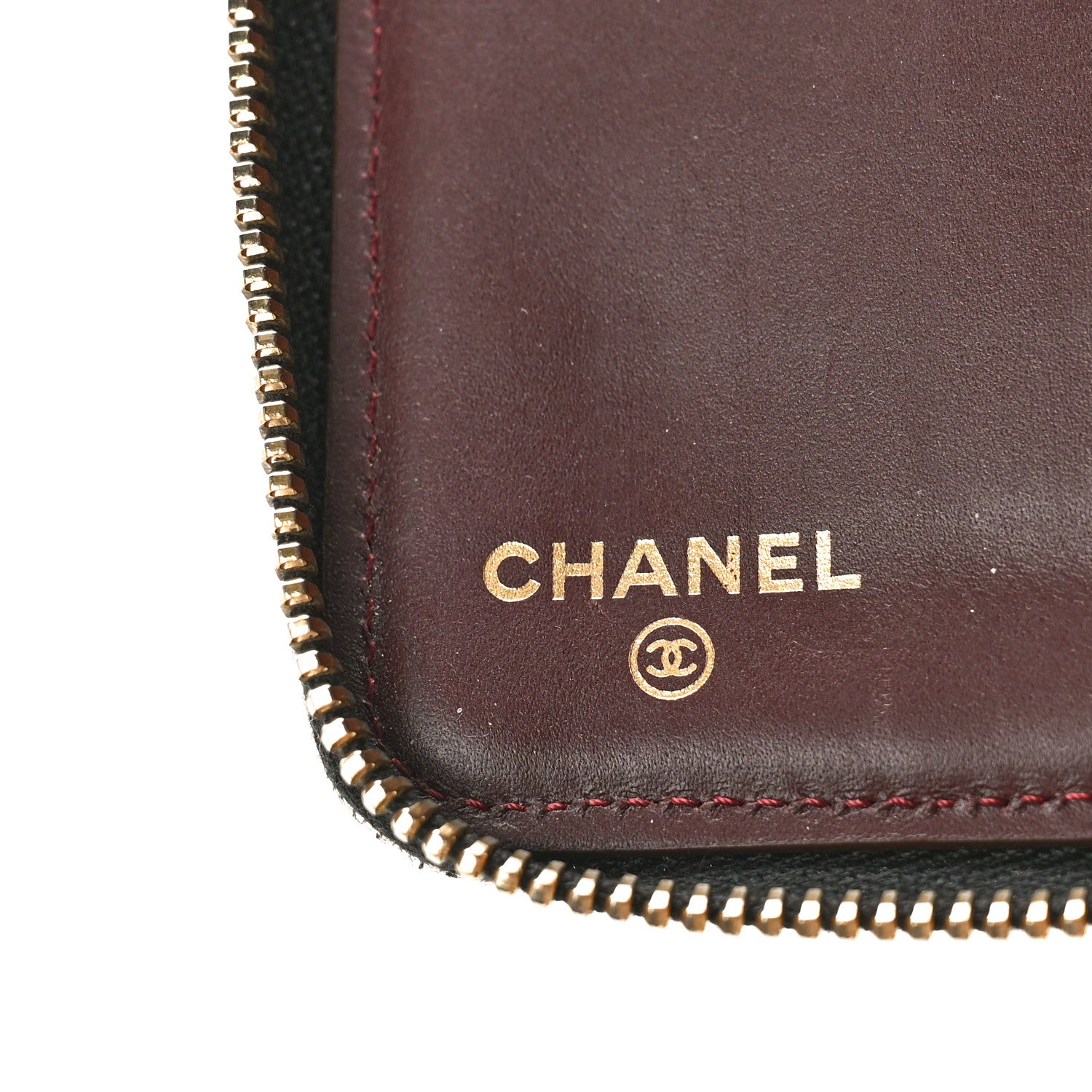 Chanel Caviar Quilted Large Zip Around Organizer Wallet Black 6 of 12