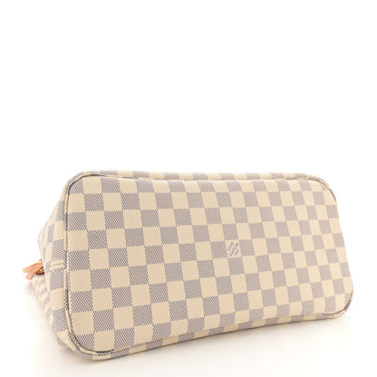 Louis Vuitton Damier Azur Neo Neverfull MM Rose Ballerine 5 of 11