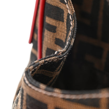Fendi Zucca Shoulder Bag Red 10 of 11