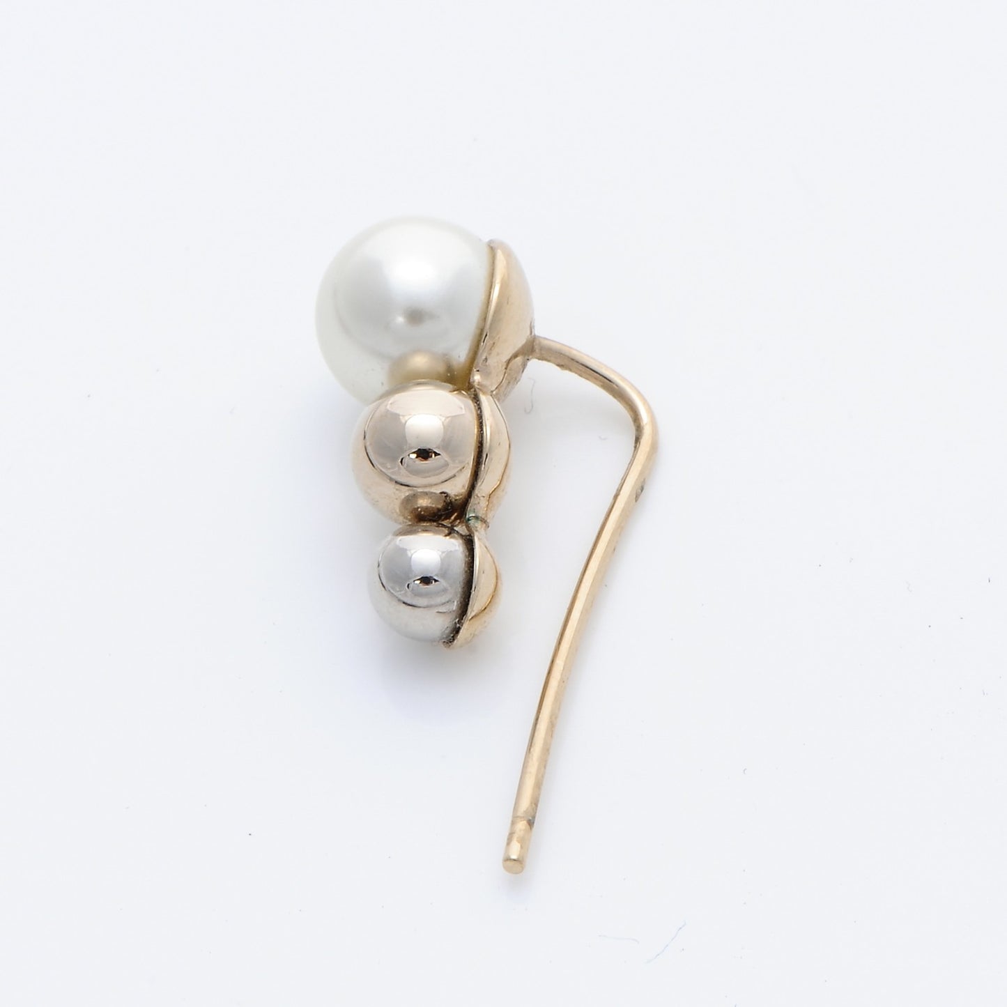 Pearl Mise En Dior Tri Double Tribal Earrings