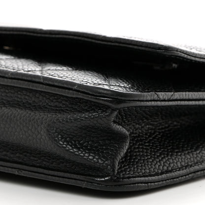 Chanel Caviar Quilted Wallet on Chain WOC Black 11 of 11