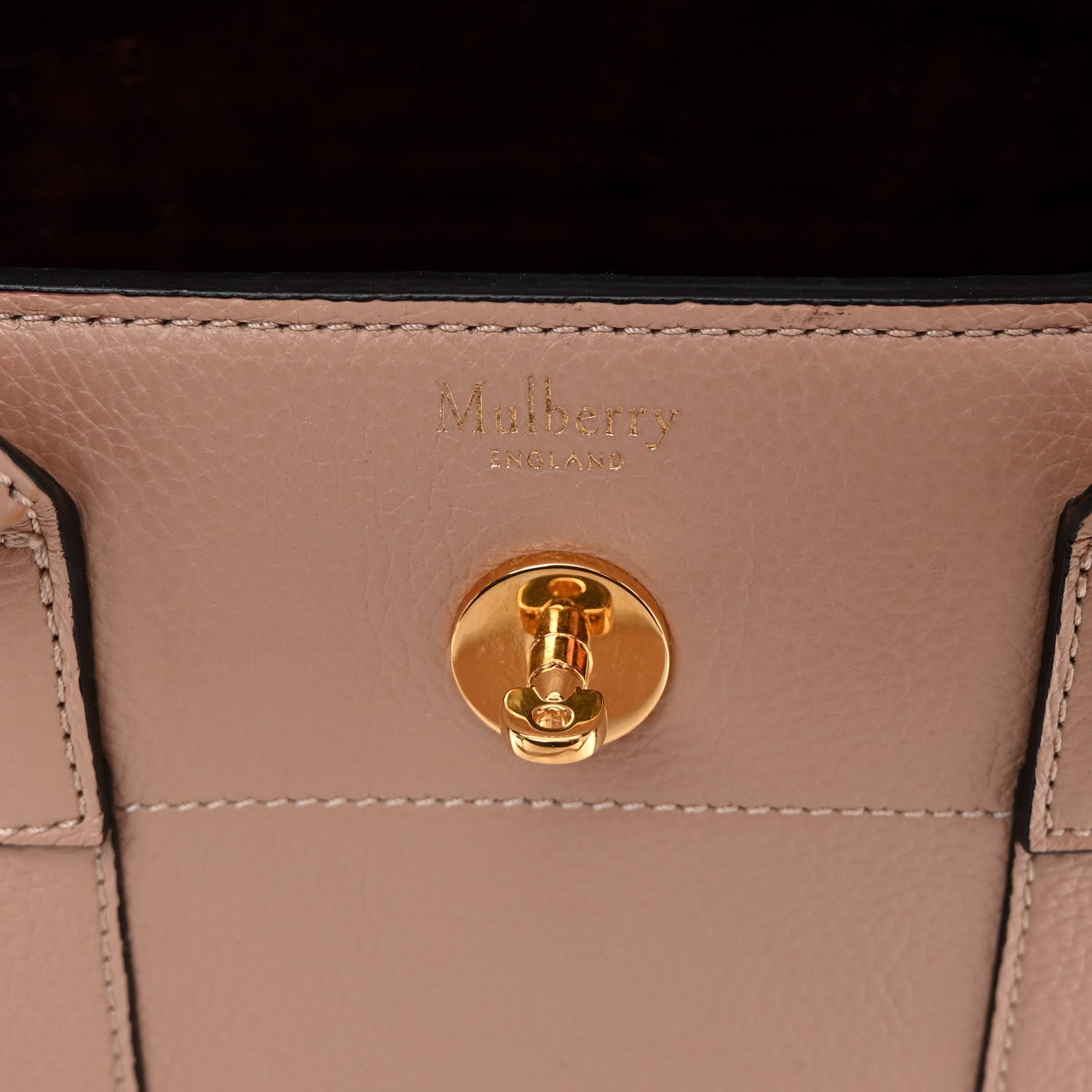Mulberry Classic Grain Small New Bayswater Rosewater 6 of 10