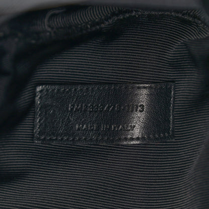 Saint Laurent Calfskin Medium Rider Bucket Bag Black 6 of 13