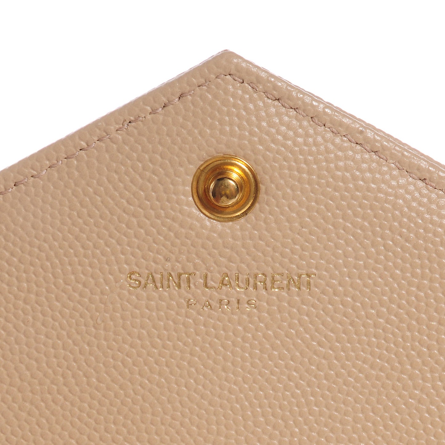 Matelasse Chevron Monogram Chain Wallet Powder