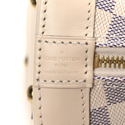 Louis Vuitton Damier Azur Braided Alma BB 6 of 10