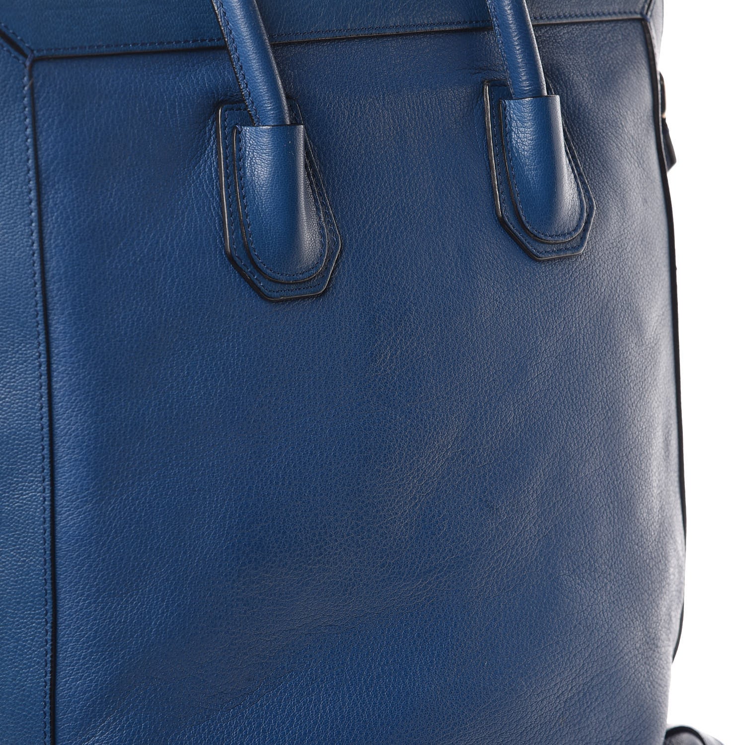 Givenchy Grained Goatskin Antigona Zippered Tote Blue 10 of 11