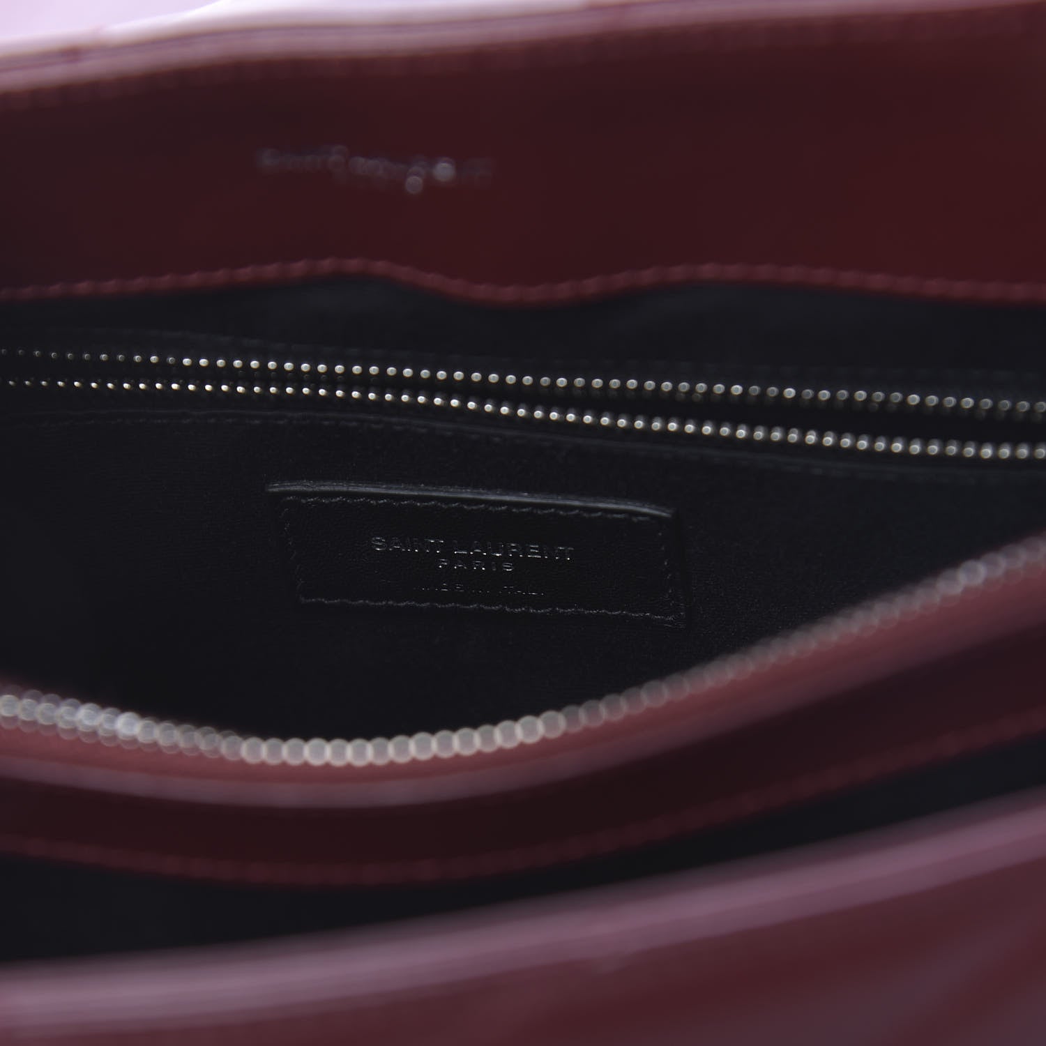 Saint Laurent Calfskin Y Quilted Monogram Medium Loulou Chain Satchel Palissandre 7 of 9